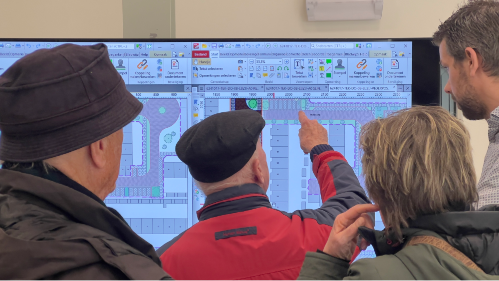 Bewoners in gesprek met de gemeente