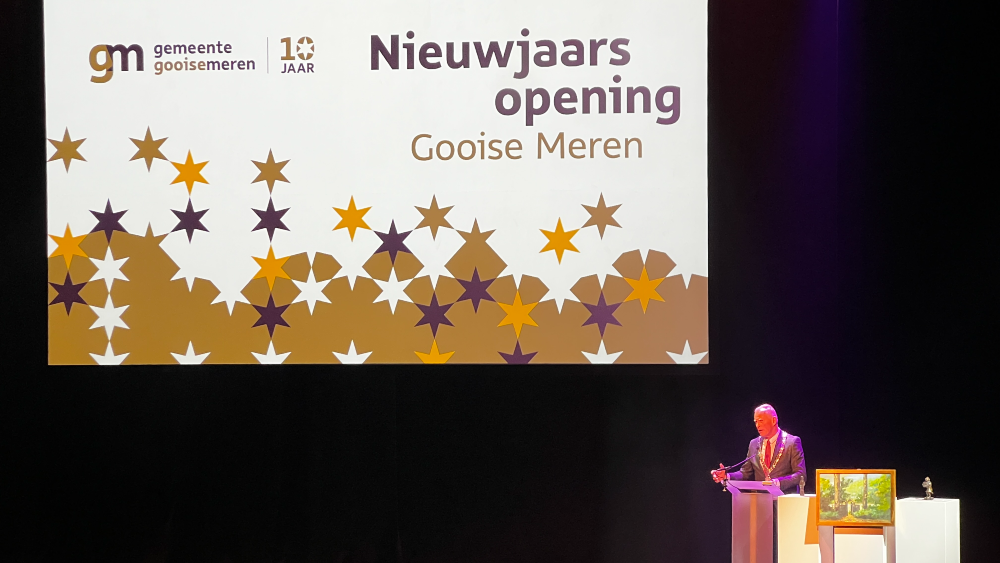 Burgemeester Han ter Heegde houdt nieuwjaarsspeech 2026