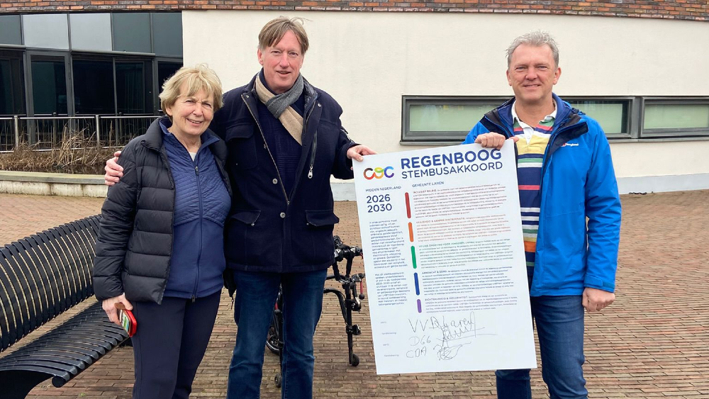 CDA, D66 en VVD tekenen Regenboogstembusakkoord