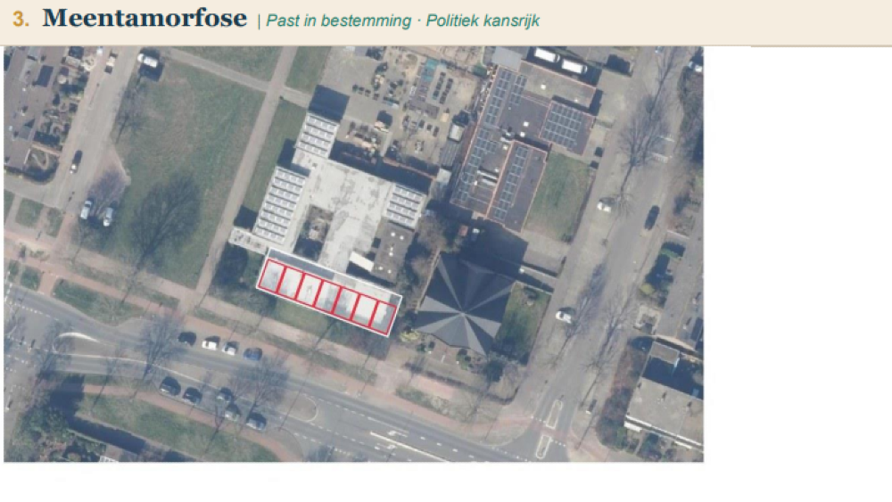 Een van de mogelijke locaties voor de woongroep