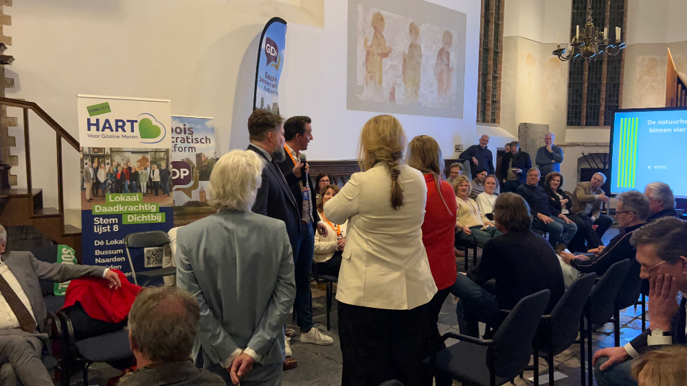 Gemeenteraadsverkiezingen debat Gooise Meren