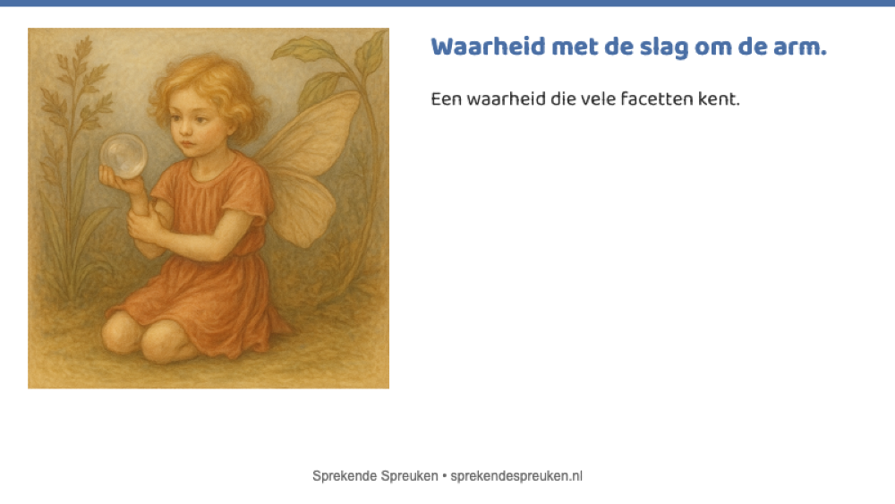 Het uiteindelijke resultaat van het moeilijk te verbeelden spreekwoord