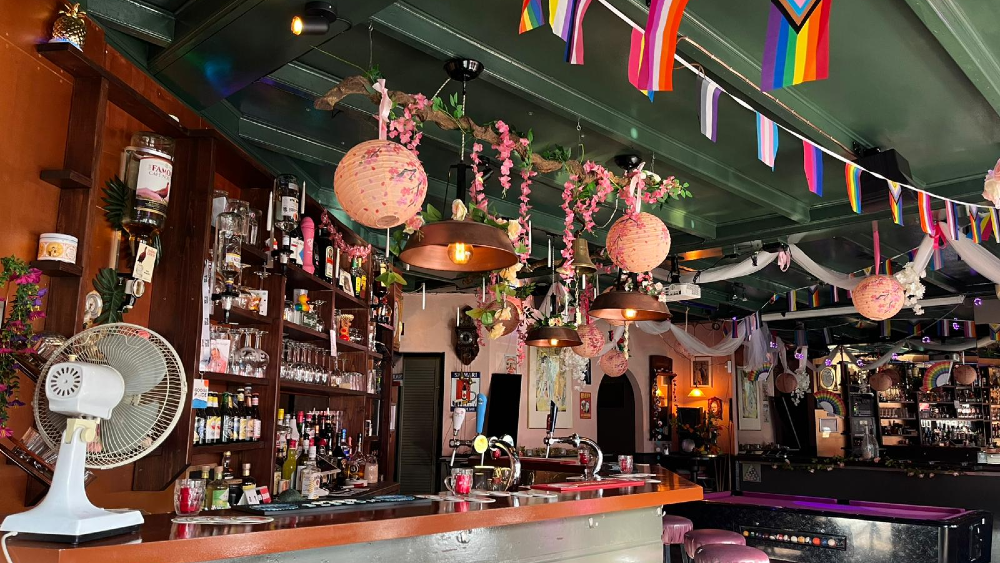 Interieur Rainbow bar