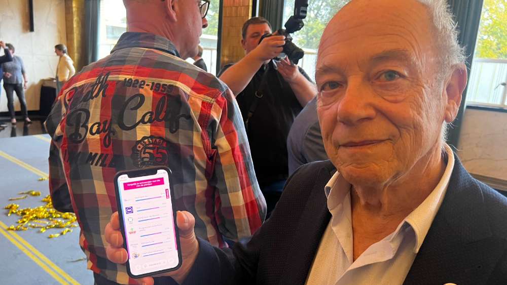 Joop Lahaise met 87 procent