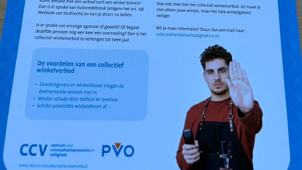 Komende week gaat het winkelverbod officieel in.
