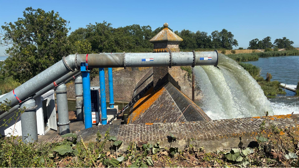 Noodwaterpompen Muiden