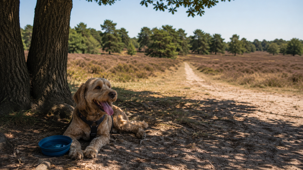 Ook voor dieren is het oppassen geblazen in deze temperaturen.