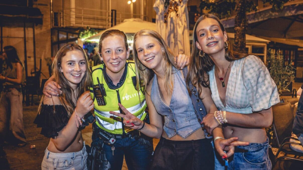 Samen op de foto