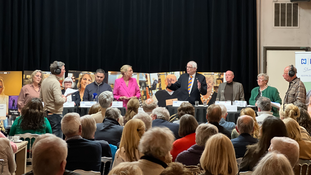Slotronde in het verkiezingsdebat Blaricum